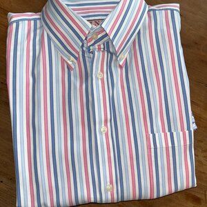 thomas Pink Jermyn Street London Dress Shirt, xl (17/36.5) Cotton, Stripe